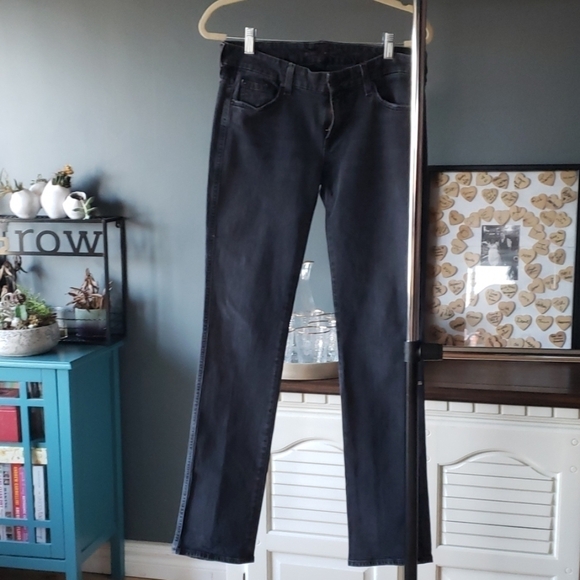 7 for all mankind black light wash jeans - Picture 2 of 7